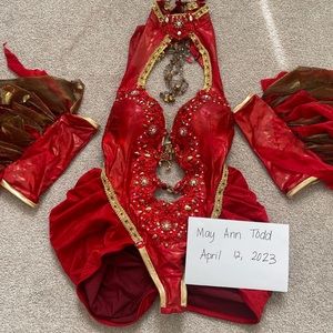 Rave scorpio red bodysuit